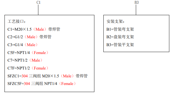 WMB3351-DP智能差压变送器配件选择