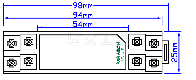 信号隔离器外形尺寸图