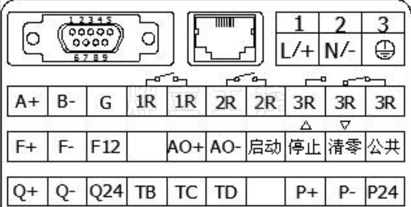 流量积算仪接线图