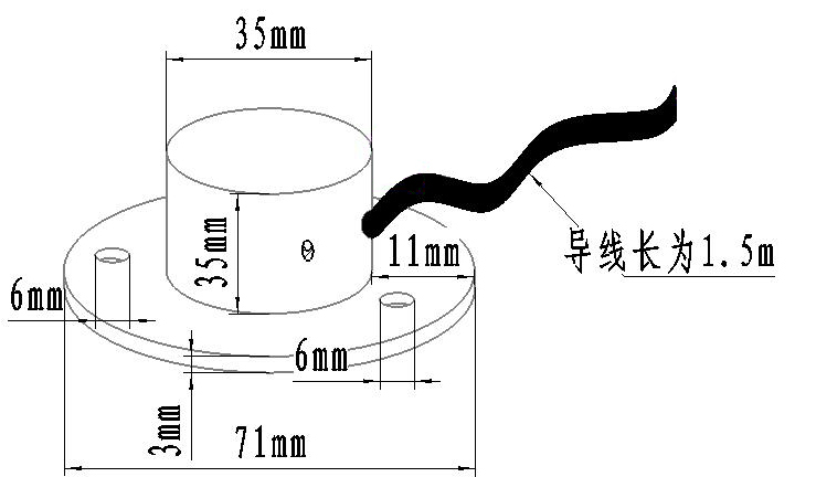 大气压力传感器尺寸图