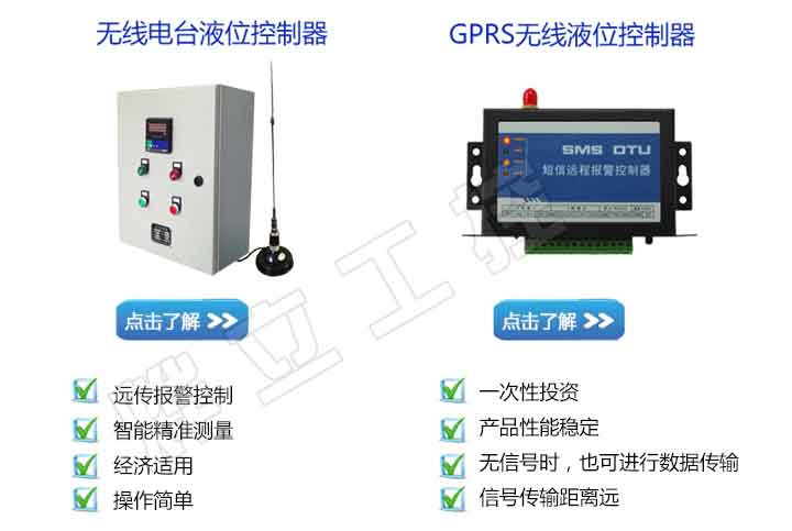 无线电台液位控制器+GPRS无线液位控制器